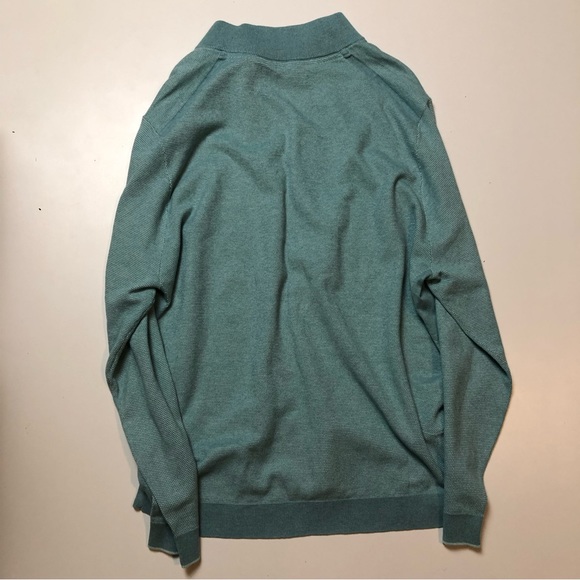 NWOT Tommy Bahama Island Zone Mens Sweater XXL Quarter Zip - Picture 4 of 4